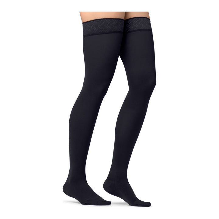 JOBST® Opaque Women's Thigh High 15-20 mmHg, Maternity, Anthracite