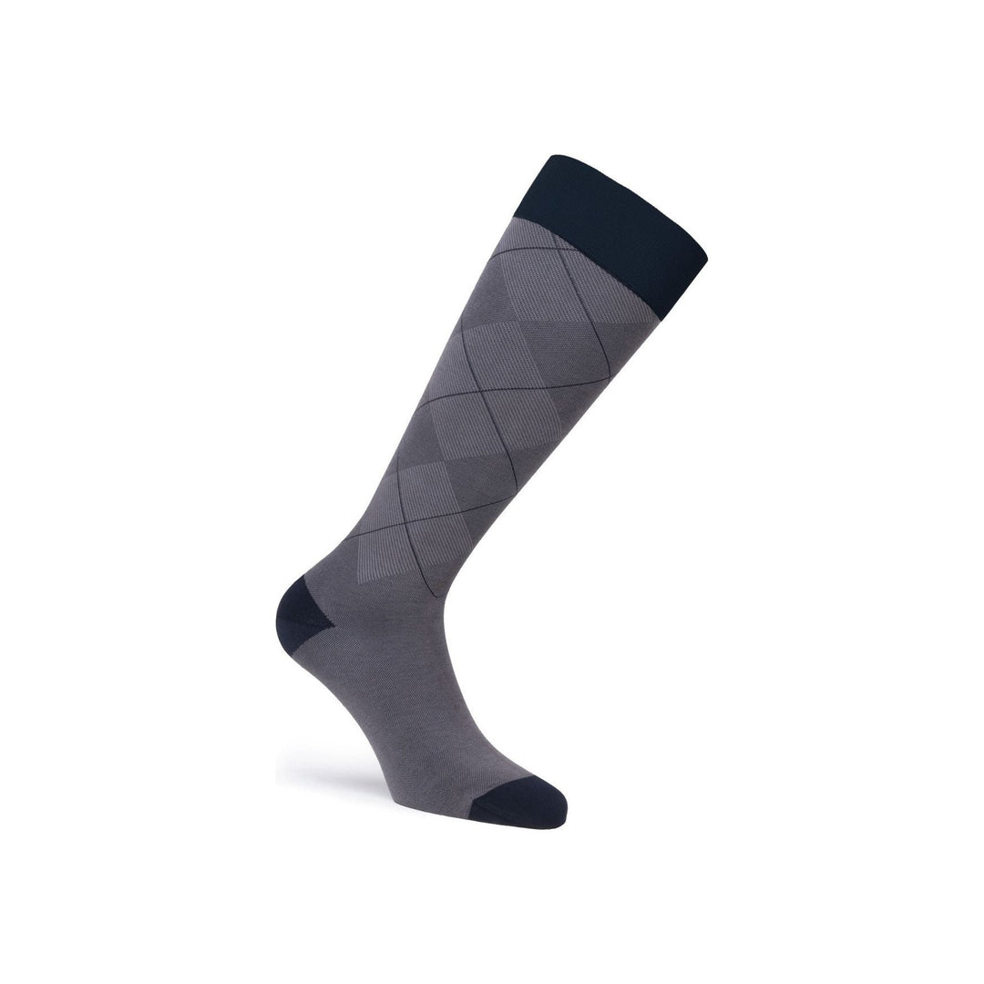 JOBST® Casual Pattern Knee High 30-40 mmHg, Gunmetal Grey