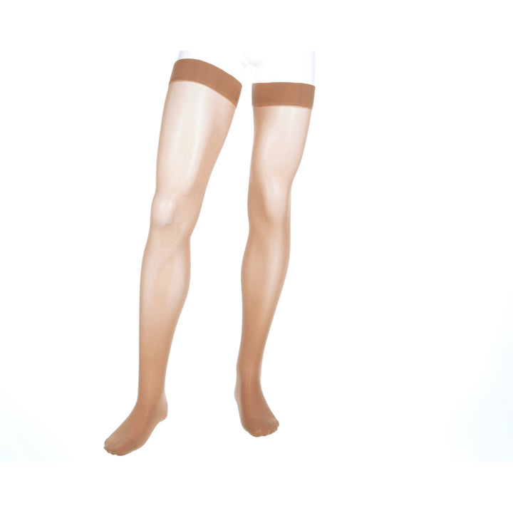 Medi Assure 15-20 mmHg Thigh High w/ Silicone Top Band, Beige