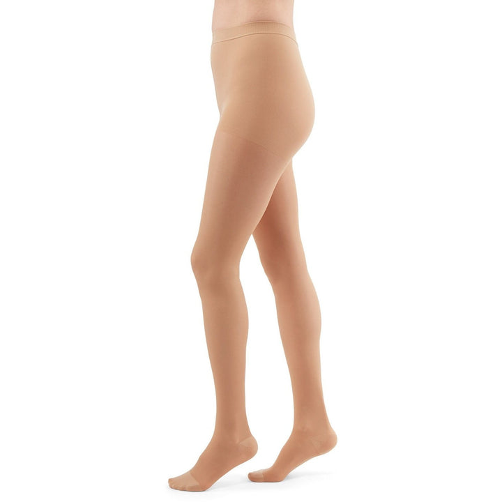 Duomed Transparent Women's 20-30 mmHg Waist High, Nude