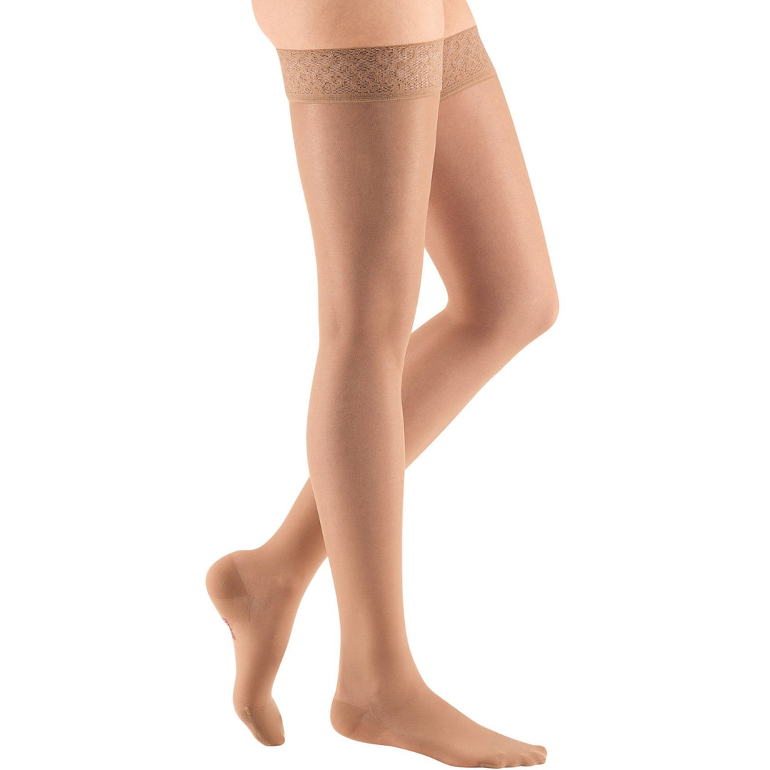 Mediven Sheer & Soft Women's 30-40 mmHg Thigh High, Natural