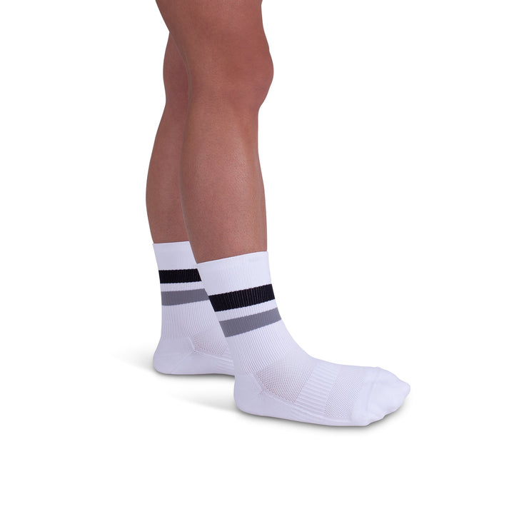 Rejuva® Retro Stripe Crew Compression Sock