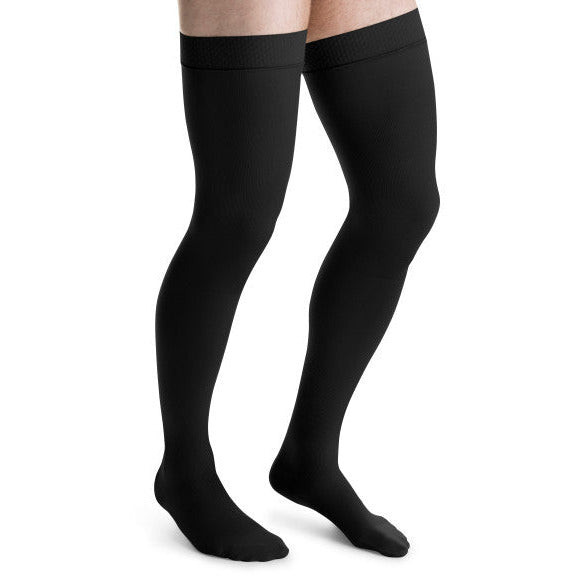 JOBST® forMen 20-30 mmHg Thigh High, Black