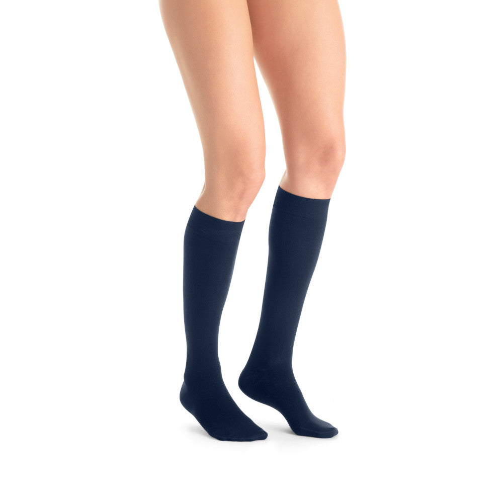 JOBST® UltraSheer Women's 15-20 mmHg Knee High, Midnight Navy