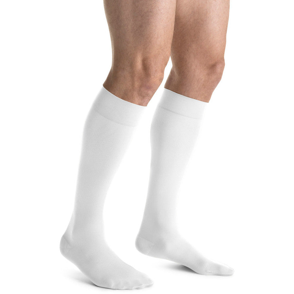 JOBST® forMen 15-20 mmHg Knee High, White