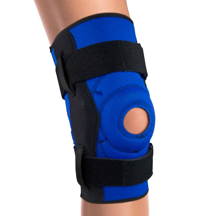 OTC Neoprene Knee Stabilizer - Hinged Bars, Royal Blue