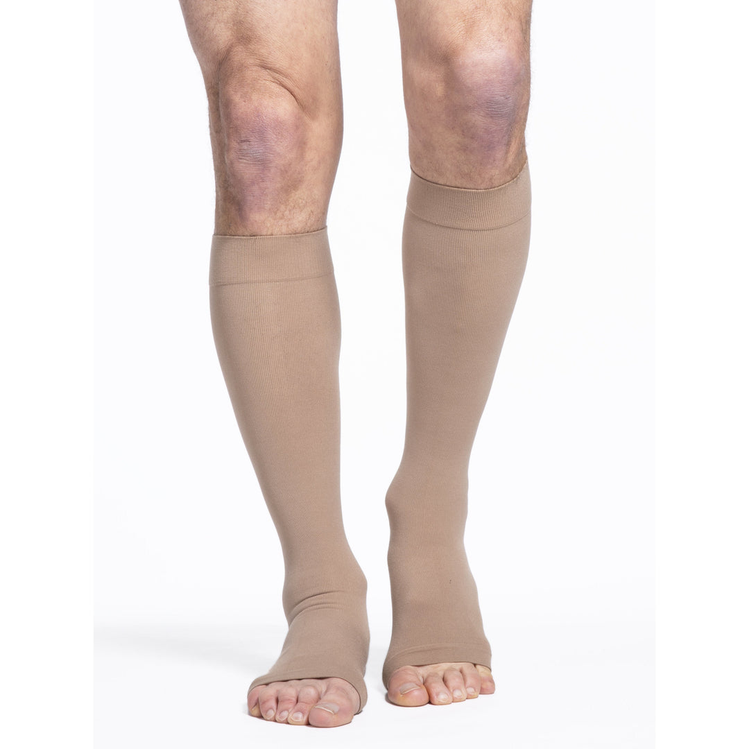 Sigvaris 233 Cotton Open Toe Compression Knee High 30-40mmHg – For