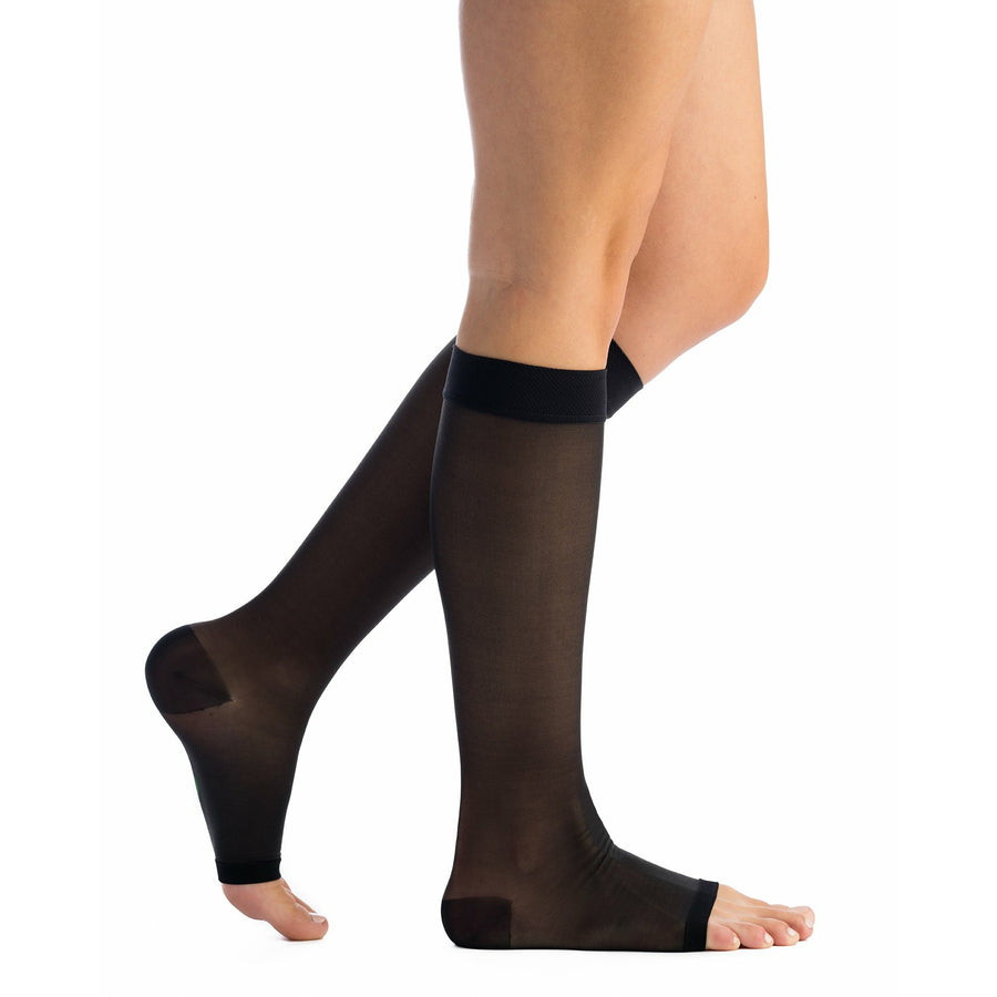 EvoNation Men's Classic Ribbed 20-30 mmHg Knee High – Compression