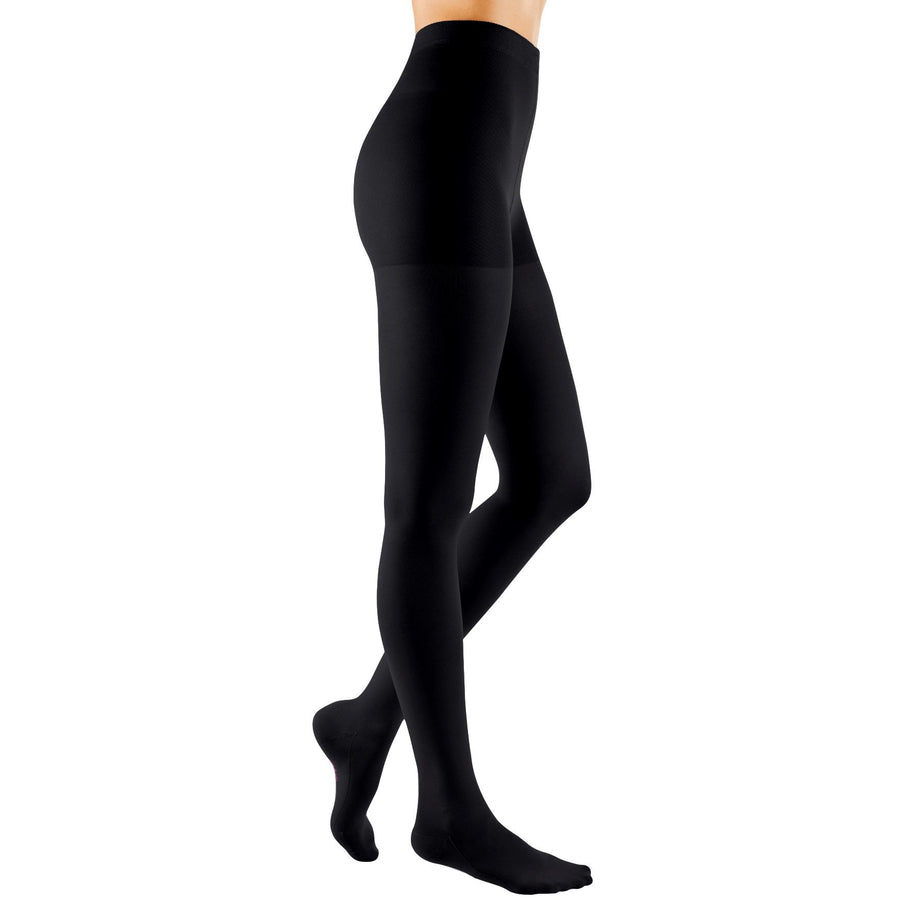 Footless Compression Tights For Women Circulation 20-30mmHg - Opaque  Compression Support Leggings For Lymphedema