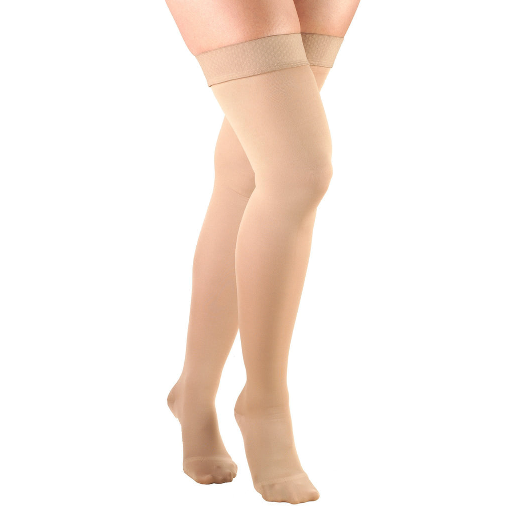 Bas de compression pour femmes, 15-20 mmhg, beige, moyen – Truform