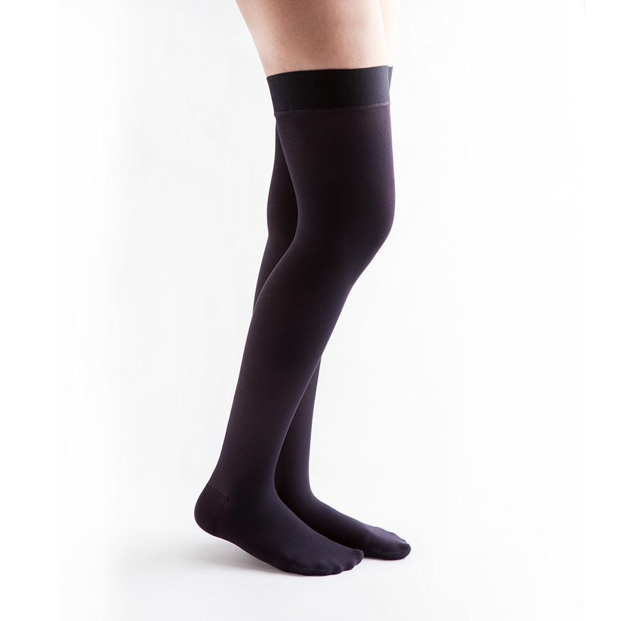 VenActive Women's Opaque 20-30 mmHg Thigh Highs, Navy